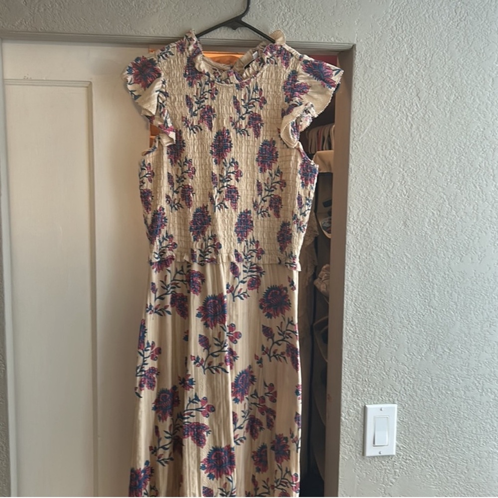 Sea NY Odette smocked Midi Dress